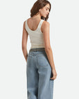 BRIXTON - CAMISOLE POINTELLE - BLANC CASSÉ - AH25