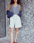 EVE GRAVEL - ANKER SHORTS - WHITE - SS25