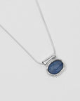 WOLF CIRCUS - IMOGEN NECKLACE - CYANITE BLUE/STERLING SILVER