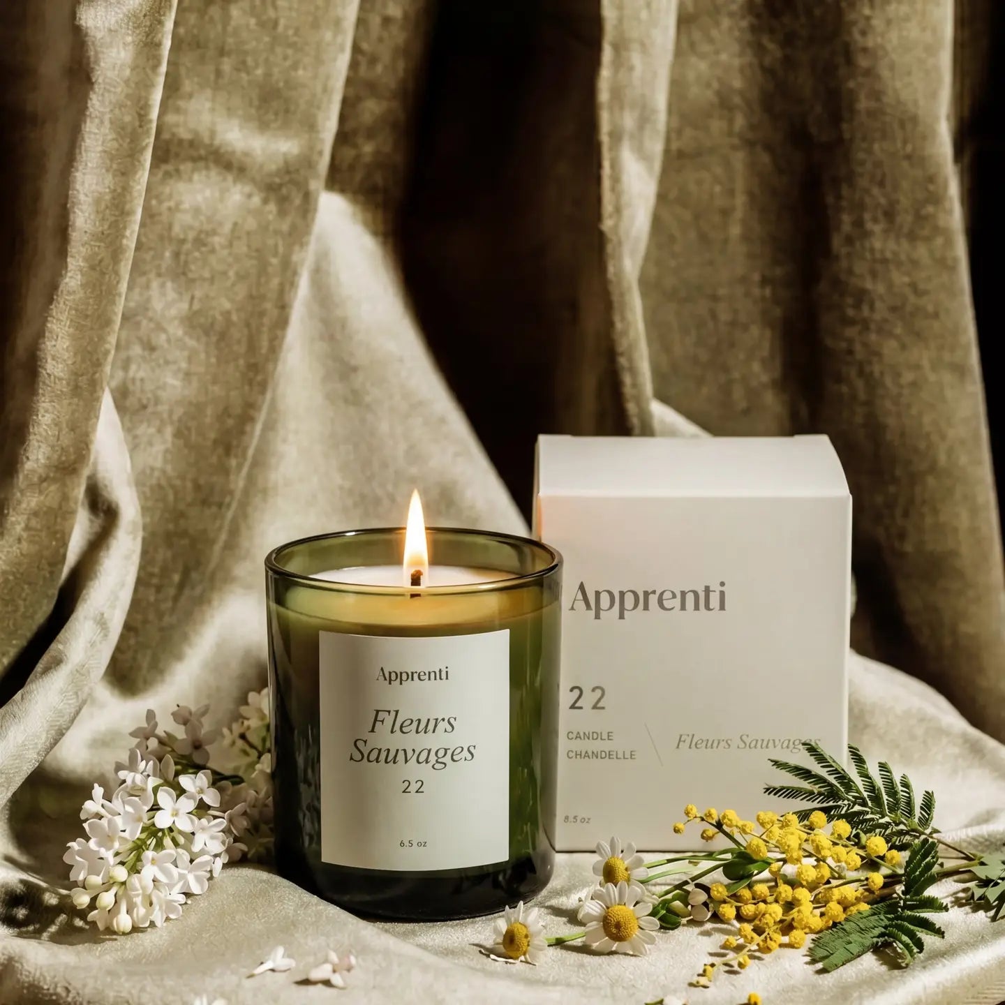 APPRENTI - CHANDELLE - FLEURS SAUAVGES