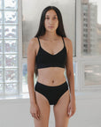 BASERANGE - SOFT BRA - BLACK
