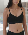 BASERANGE - SOFT BRA - BLACK