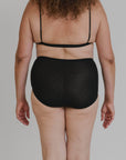 BASERANGE - HIGHWAIST BELL PANTS - BLACK