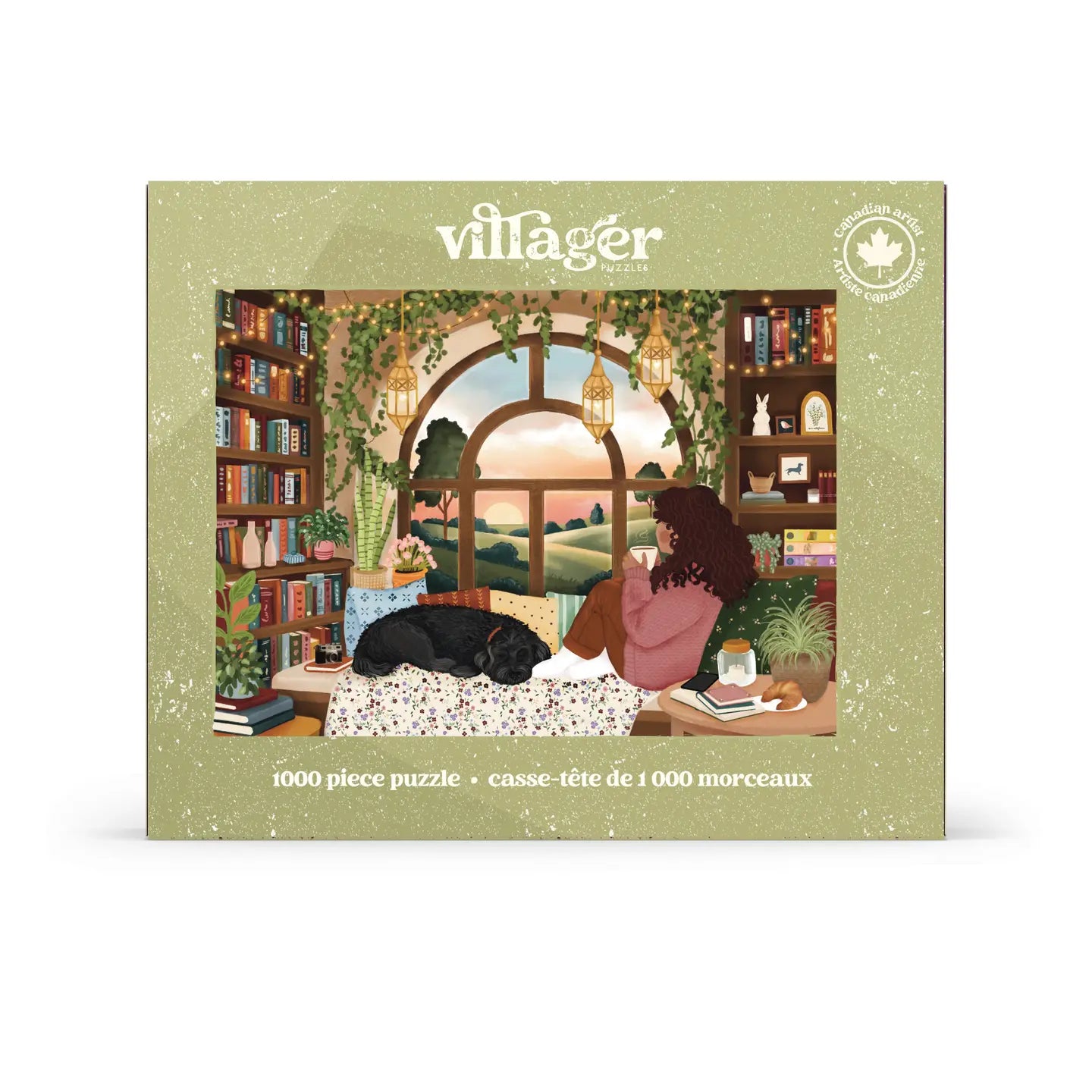 VILLAGER PUZZLES - SERRE LIVRES - 1000 MORCEAUX