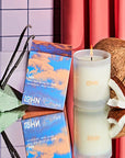 LOHN - CHANDELLE - FEU CARDAMOME ET NOIX DE COCO