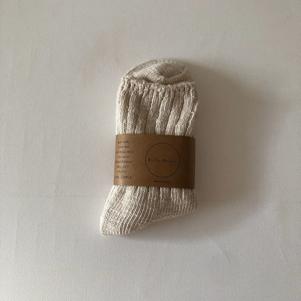 BILLY BAMBOO - CHAUSSETTES COTON FILÉ SLUB