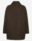 BRIXTOL TEXTILES - MANTEAU EDIE - BRUN - AH25