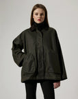 BRIXTOL TEXTILES - MANTEAU DAVONNA - BRUN - AH25