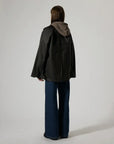BRIXTOL TEXTILES - MANTEAU DAVONNA - BRUN - AH25
