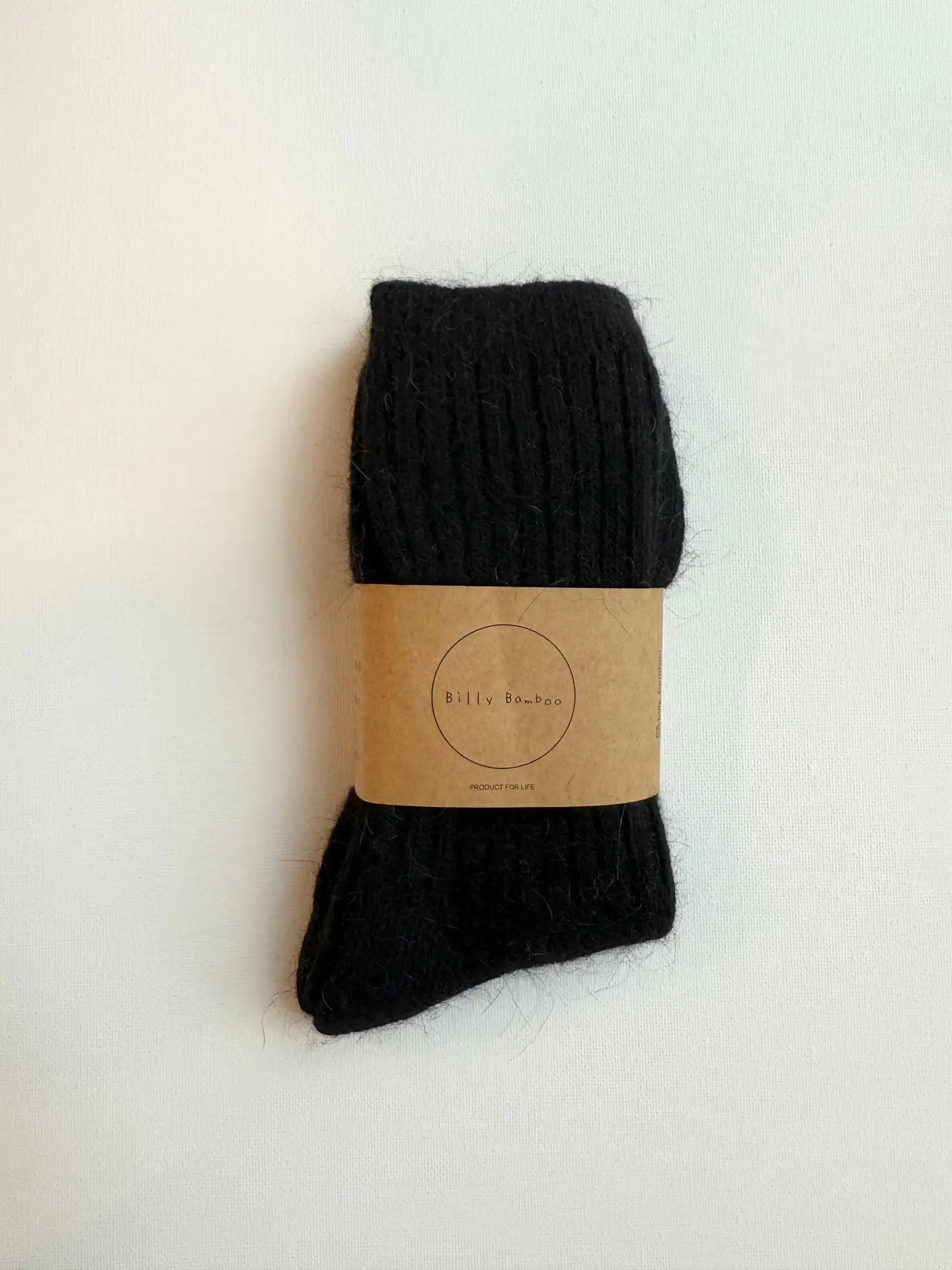 BILLY BAMBOO - CHAUSSETTES EN ANGORA ROYALE - NEUTRE