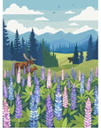 VILLAGER PUZZLES - PRAIRIE DE LUPINS - 1000 MORCEAUX