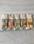 BILLY BAMBOO - CHAUSSETTES HAUTES À RAYURES MAKINO