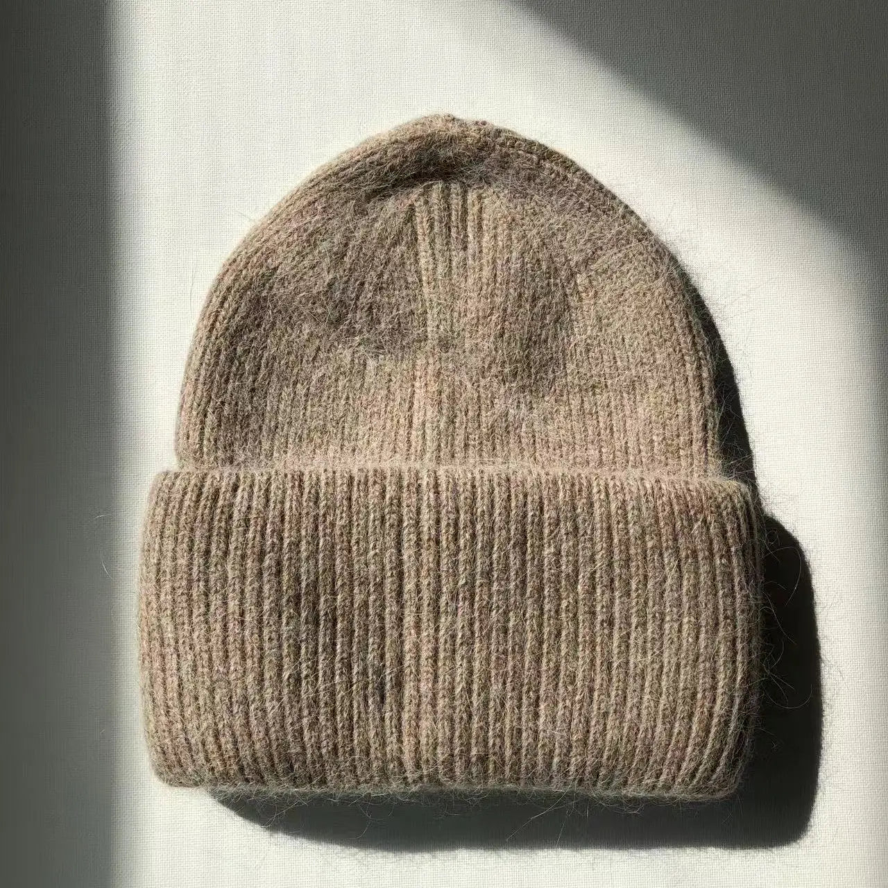 BILLY BAMBOO - TUQUE EN LAINE ANGORA ROYALE - NEUTRE