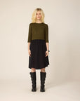 CHLO - PEARL DRESS - MAX RIB OLIVE - FW26