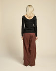 COKLUCH - CONFETTI TOP - BLACK - AH25