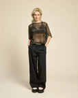 COKLUCH - PANTALON THE CHAIN - NOIR - AH25