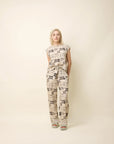 COKLUCH - YAEL PANTS - NATURAL INK - SS25