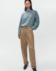 CORDERA - CARROT-CUT JEAN PANTS - BEIGE - FW26