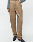 CORDERA - CARROT-CUT JEAN PANTS - BEIGE - FW26