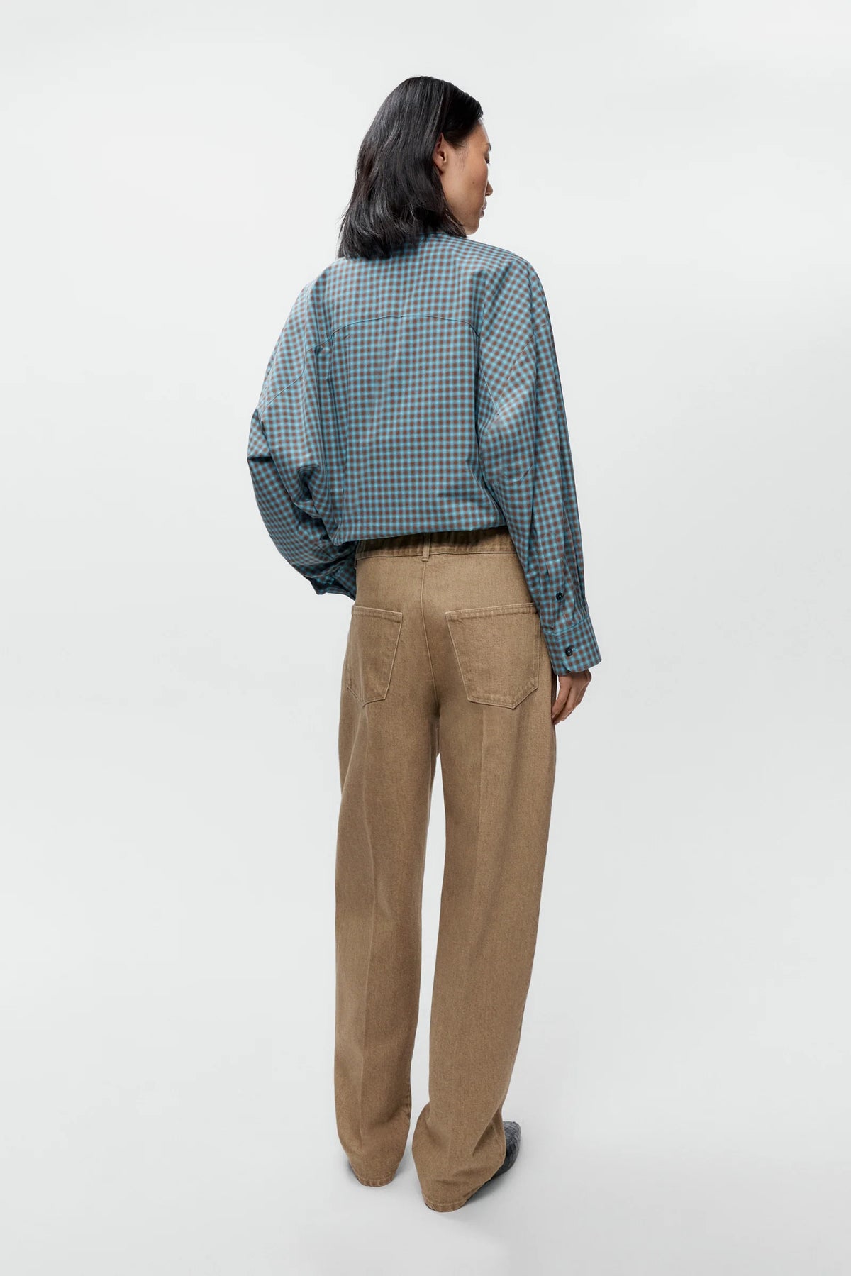 CORDERA - CARROT-CUT JEAN PANTS - BEIGE - FW26