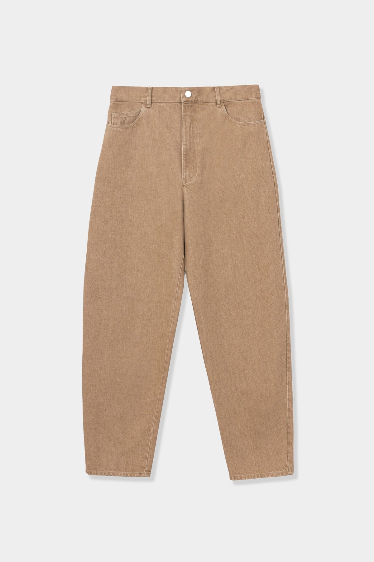 CORDERA - CARROT-CUT JEAN PANTS - BEIGE - FW26