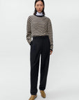 CORDERA -  LONG-SLEEVED T-SHIRT - BLACK STRIPES - FW26