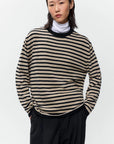 CORDERA -  LONG-SLEEVED T-SHIRT - BLACK STRIPES - FW26