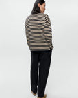 CORDERA -  LONG-SLEEVED T-SHIRT - BLACK STRIPES - FW26