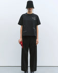 CORDERA - T-SHIRT WITH EMBROIDERY - BLACK - PF25