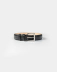 CORDERA -  CLASSIC CROCODILE BELT - EBONY - FW26