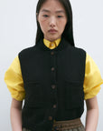 CORDERA - COTTON VEST - BLACK - PS25