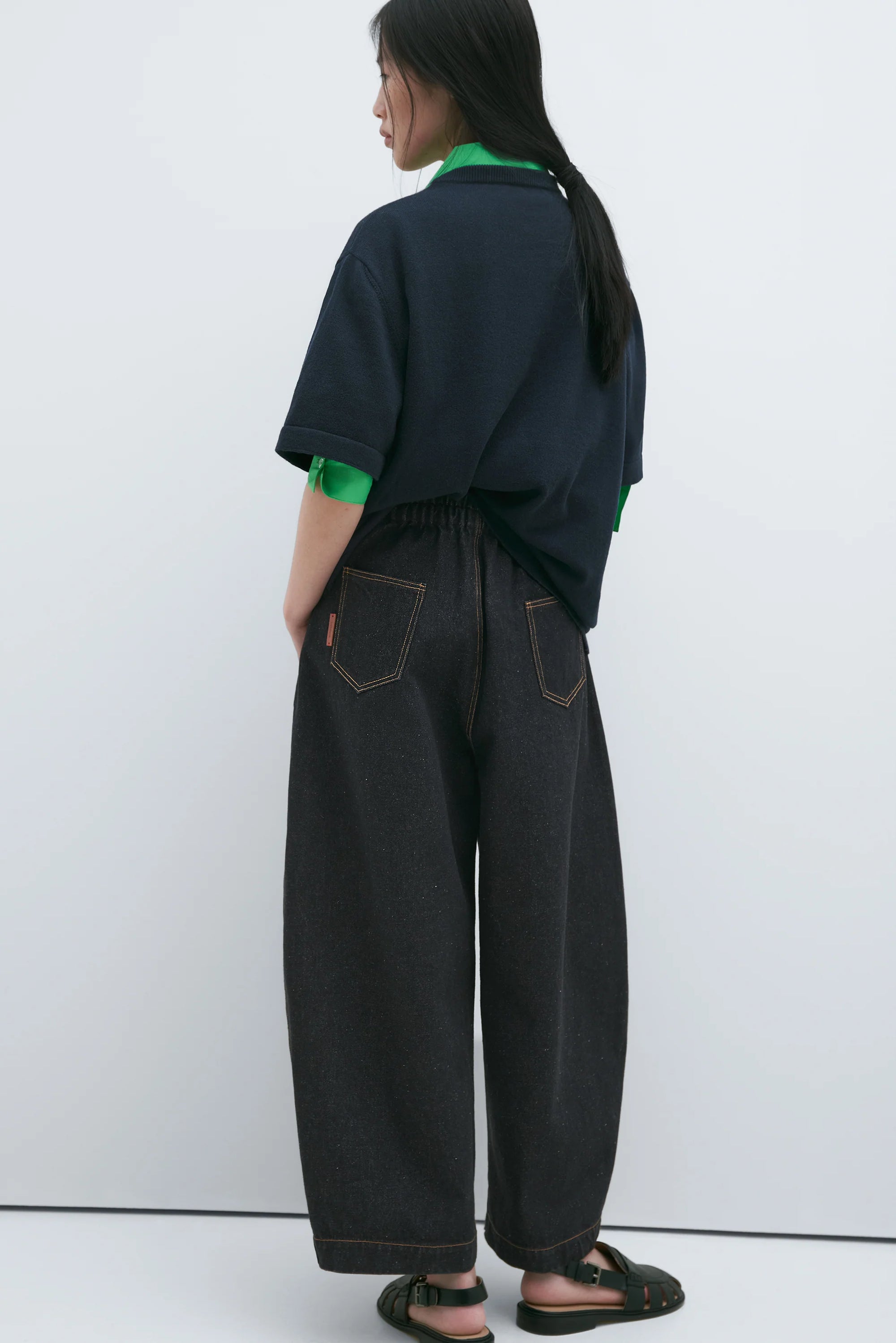 CORDERA - CURVED DENIM - BLACK - PS25