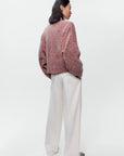 CORDERA -  SPOTTED ROUND-NECK SWEATER - MALLOW - FW26