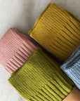 BILLY BAMBOO - CHAUSSETTES HAUTES EN COTON COTELÉ - PASTEL