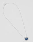 WOLF CIRCUS - IMOGEN NECKLACE - CYANITE BLUE/STERLING SILVER