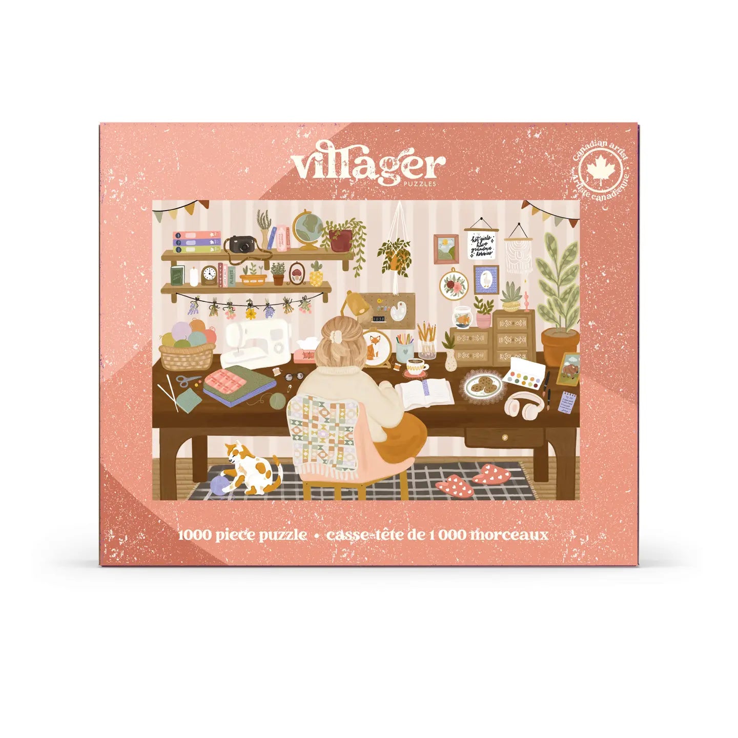 VILLAGER PUZZLES - LOISIRS DE GRAND-MÈRE - 1000 MORCEAUX