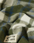 BRIXTON - CHEMISE BOWERY VINTAGE - VERT/BLEU - AH25