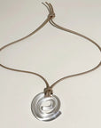 COREY MORANIS - SPIRAL NECKLACE - BROWN