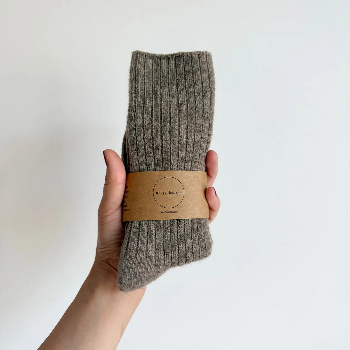 BILLY BAMBOO - CHAUSSETTES INTELLIGENTES EN LAINE D'ISLANDE