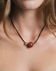 WOLF CIRCUS - LEIGH NECKLACE - RED AGATE