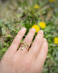 HAWKLY - BAGUE FLORA - BRONZE