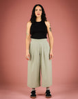 MERCEDES MORIN - PANTALON PALOMA 7/8 - SAUGE - PÉ25