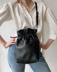 ELEVEN THIRTY - SAC SEAU MARIEL - CUIR NOIR