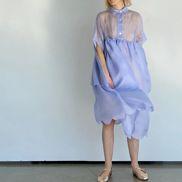 NOEMIAH - ROBE-CHEMISE LOU - PERIWINKLE