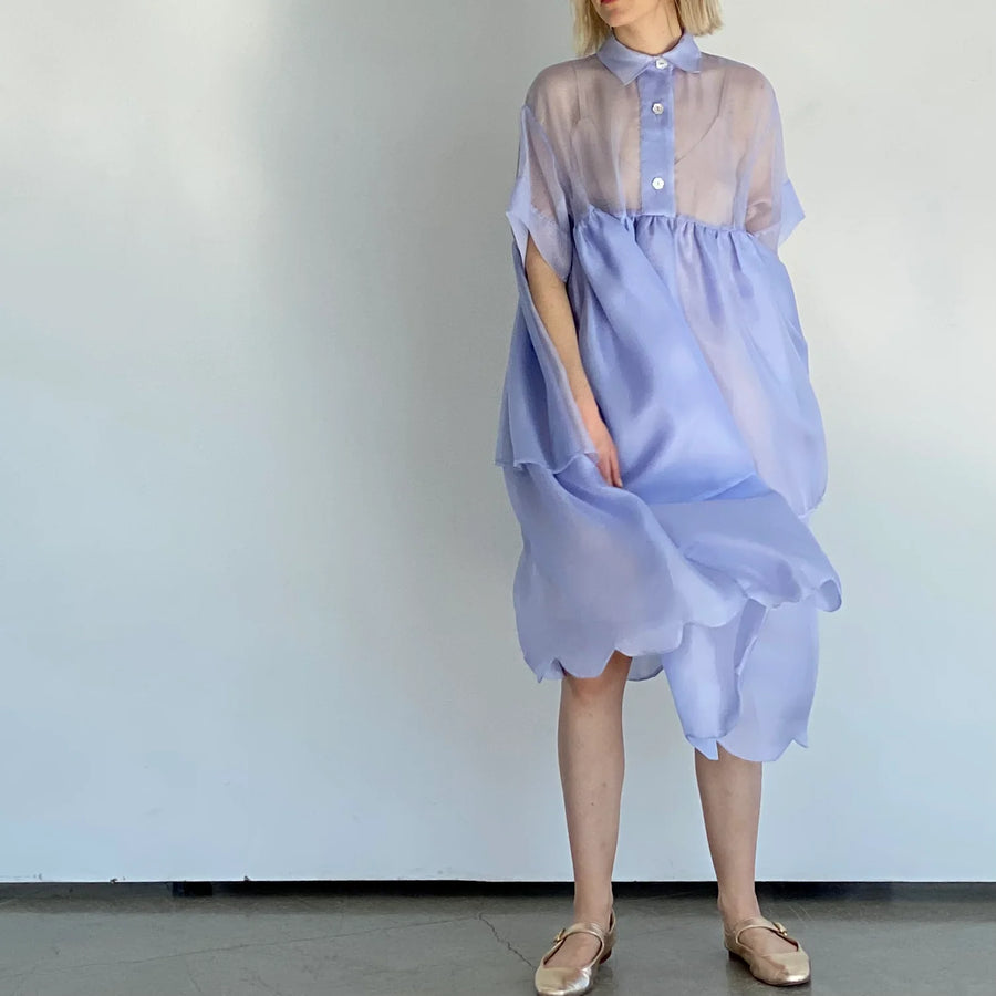 NOEMIAH - ROBE-CHEMISE LOU - PERIWINKLE