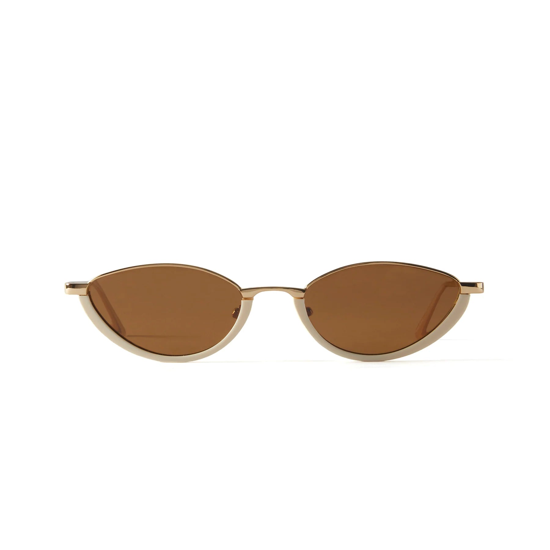 FRENCH KIWIS - JEANNE SUNGLASSES - CREAM AND GOLD