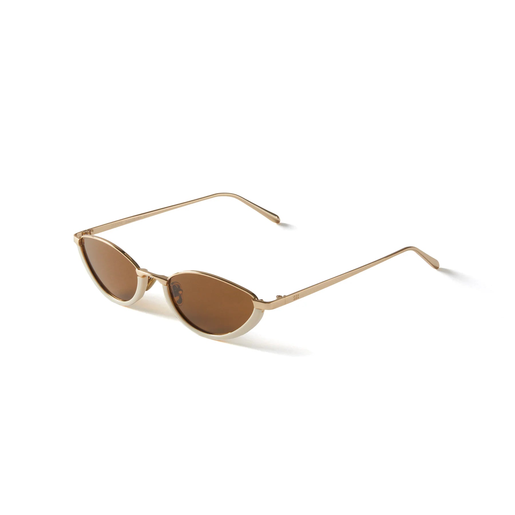 FRENCH KIWIS - JEANNE SUNGLASSES - CREAM AND GOLD