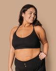 Q FOR QUINN - BRALETTE CROISÉ - NOIR