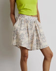 EVE GRAVEL - KRUGGER SHORTS - RADISH HEART NAVY/PINK - SS24