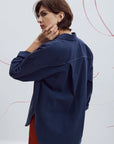 EVE GRAVEL - CHEMISE MALABOU - MARINE - AH25